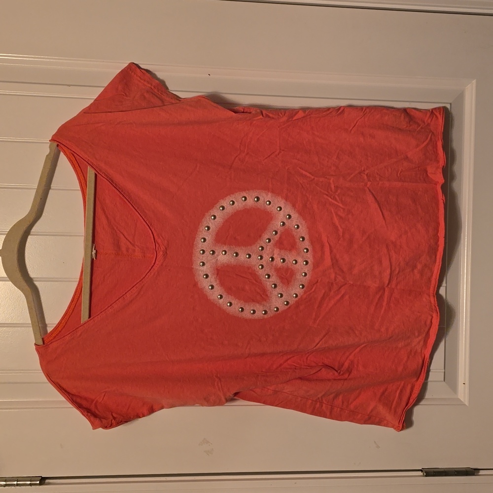POL oversized off the shoulder t shirt LARGE